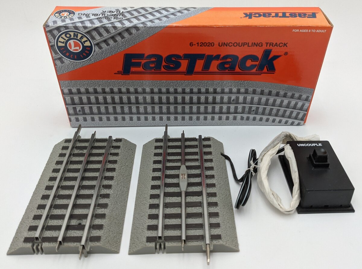 Lionel 6-12020 O Gauge FasTrack Uncoupling Track LN/Box
