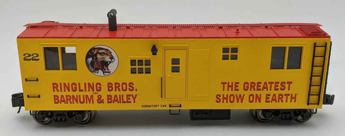 K-Line 6-22251 O Gauge Ringling Brothers Bunk Car #22 EX