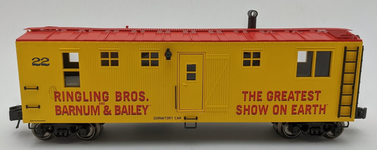 K-Line 6-22251 O Gauge Ringling Brothers Bunk Car #22 EX