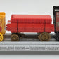 K-Line 6-22502 O Ringling Bros Scale Flat Car w/3 Circus Wagons #56 VG