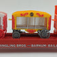 K-Line 6-22415 O Lionel Ringling Bros Flat Car #75 w/ 3 Circus Wagons LN