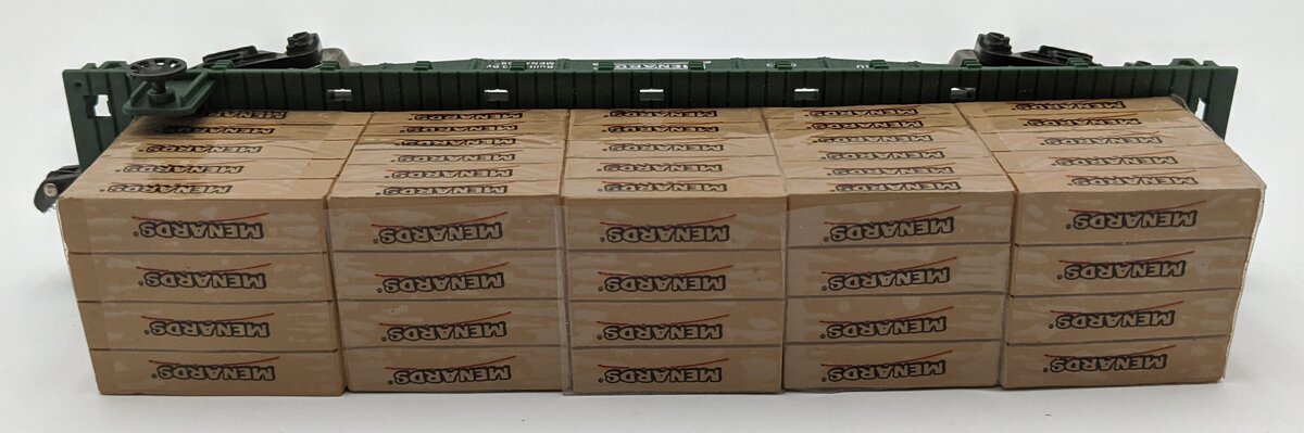 Menards 279-0634 O Gauge Menards Flatcar With Lumber Load LN/Box