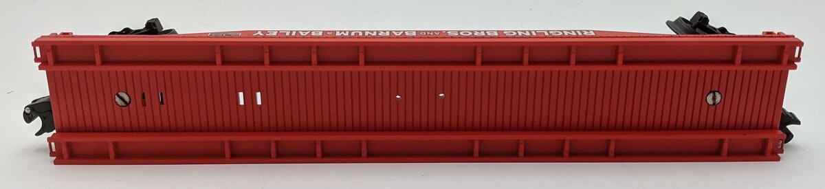 K-Line 6-22498 O Gauge Ringling Bros. Flat Car w/ Circus Wagons VG