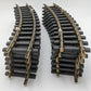 Aristo-Craft 11500 G Euro Brass 5 Ft. Diameter Curved Track Sections (12) VG