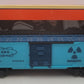 Lionel 6-26230 O Gauge AEC Blue Radioactive Glow in the Dark Boxcar LN/Box