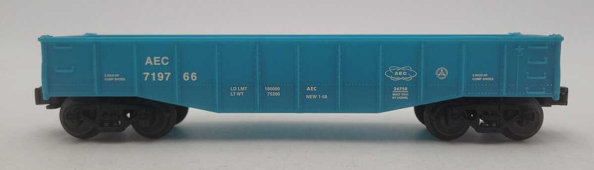 Lionel 6-26758 O Gauge AEC Nuclear Reactor Gondola w/ Isotope Load #719766 LN/Box