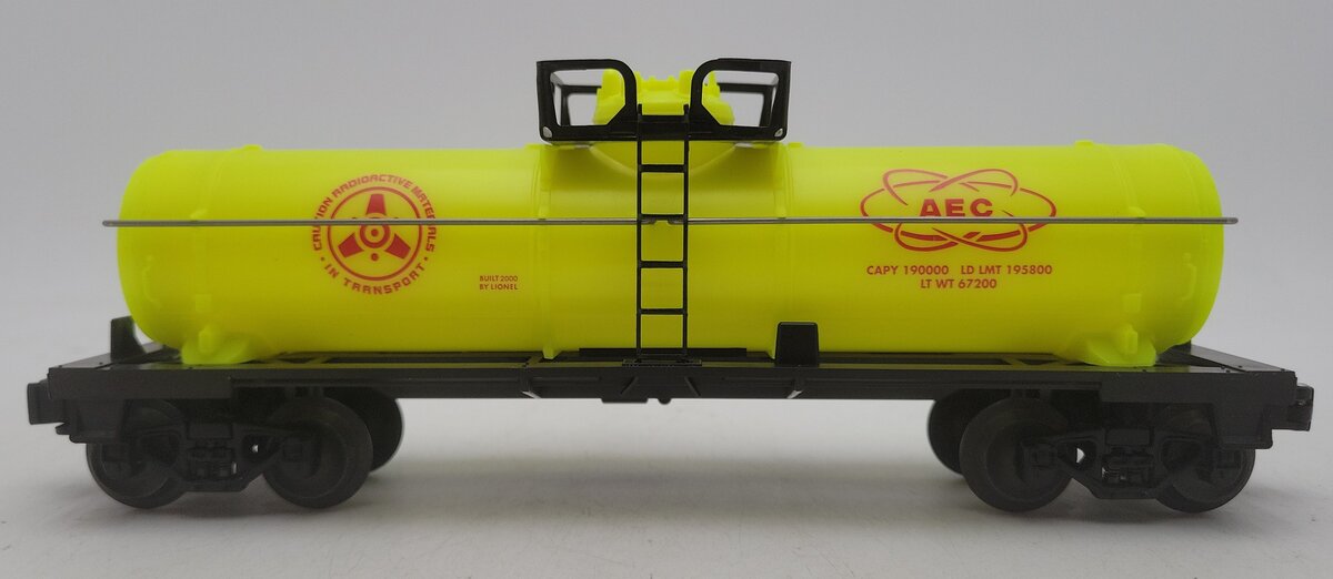 Lionel 6-26102 O Gauge AEC Glow in the Dark Single Dome Tank Car LN/Box