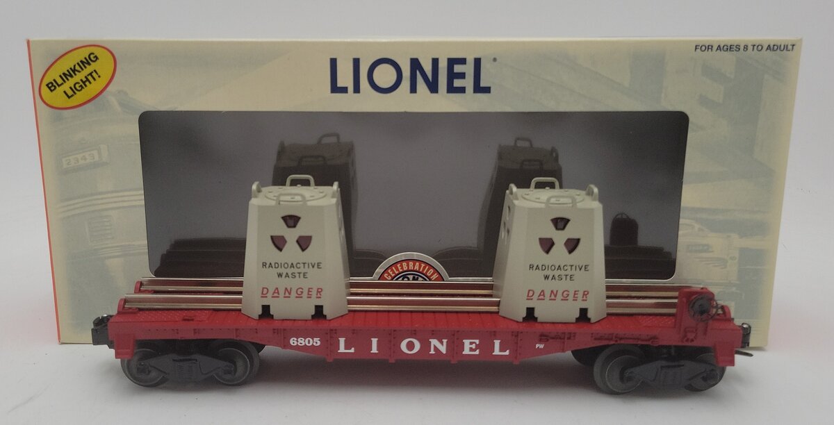 Lionel 6-29829 O Gauge Radioactive Waste Car #6805 LN/Box