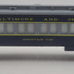 Lionel 6-9516 O Gauge Baltimore & Ohio Mountain Top Passenger Car EX