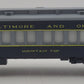 Lionel 6-9516 O Gauge Baltimore & Ohio Mountain Top Passenger Car EX