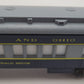 Lionel 6-9525 O Gauge Baltimore & Ohio "Emerald Brook" Passenger Car EX