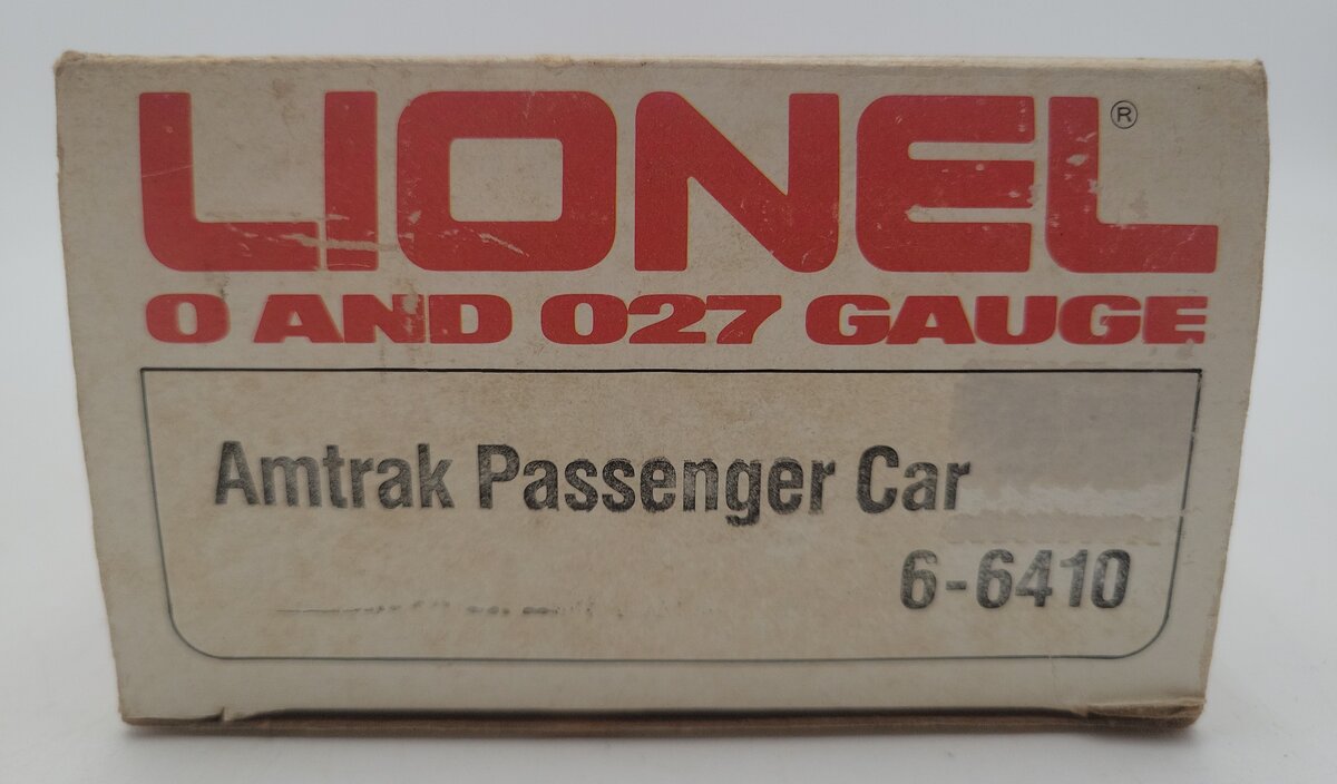 Lionel 6-6410 O Gauge Amtrak Streamlined Pullman Car #6410 EX/Box