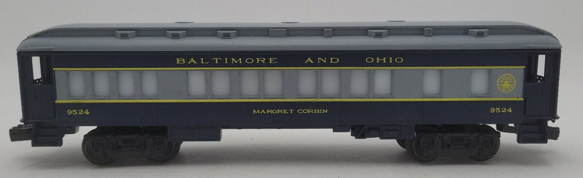 Lionel 6-9524 O Gauge Baltimore & Ohio "Margaret Corbin" Passenger Car #9524 EX