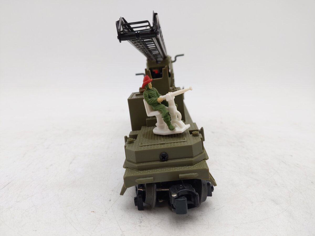 Lionel 6-16726 O Gauge Army Fire Ladder Car VG/Box