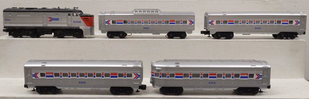 Lionel 6-1663 Amtrak Lakeshore Limited Passenger Set (No Track) VG/Box