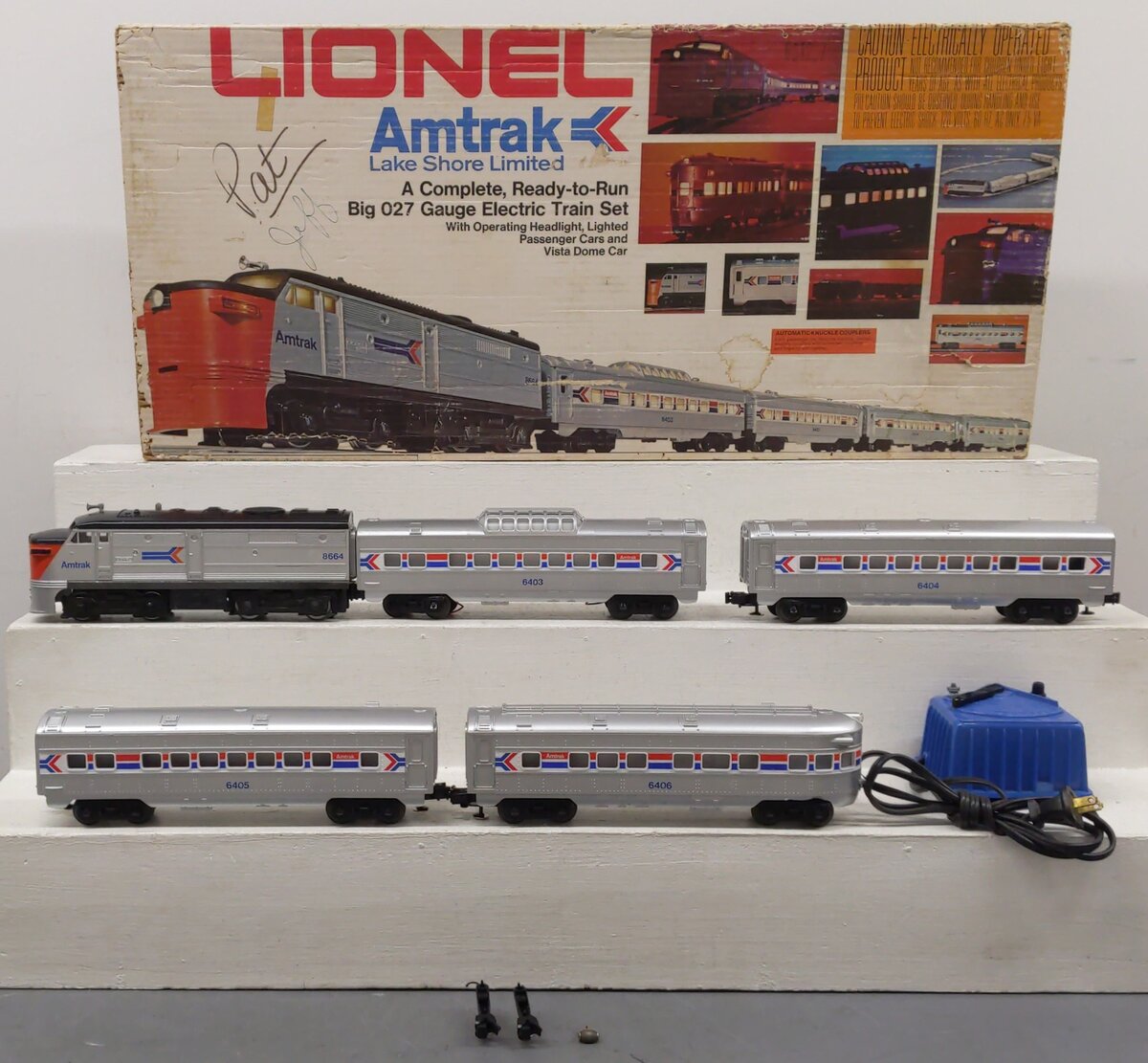 Lionel 6-1663 Amtrak Lakeshore Limited Passenger Set (No Track) VG/Box