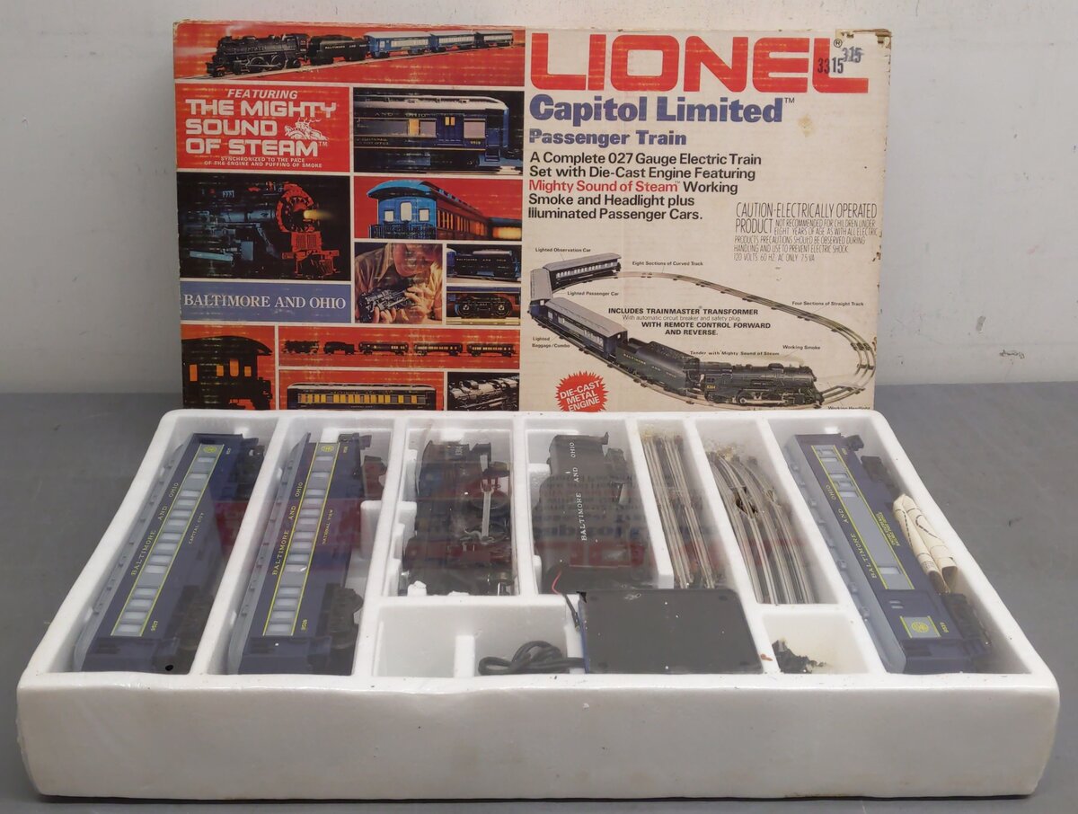 Lionel 6-1587 O Gauge Capitol Limited Set NIB