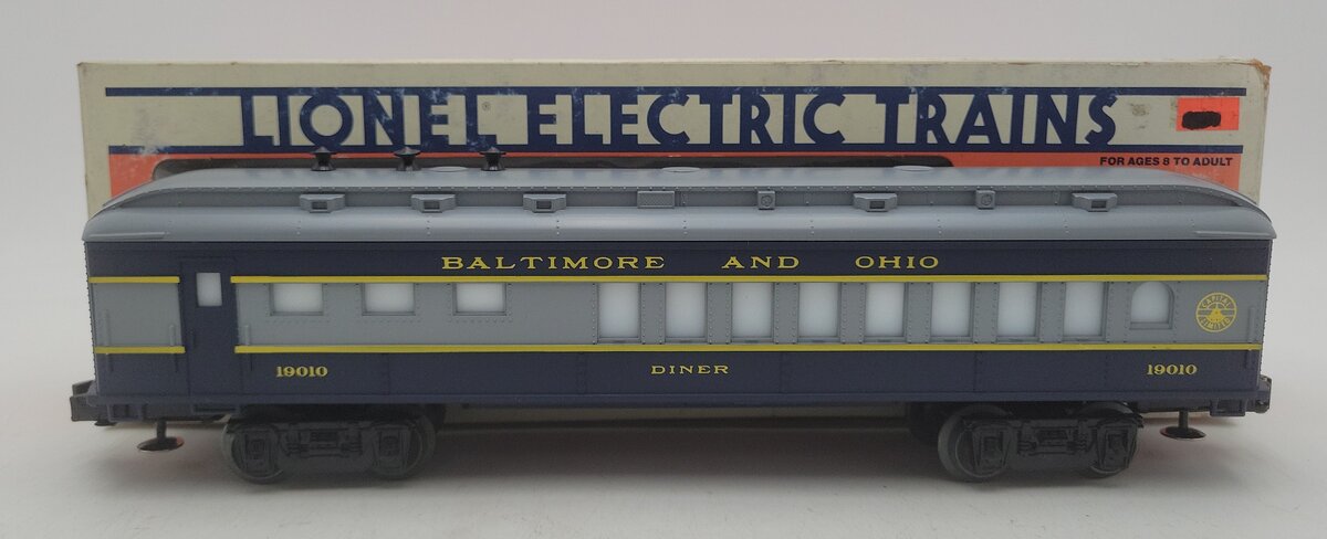 Lionel 6-19010 O Gauge Baltimore & Ohio Dining Car EX/Box