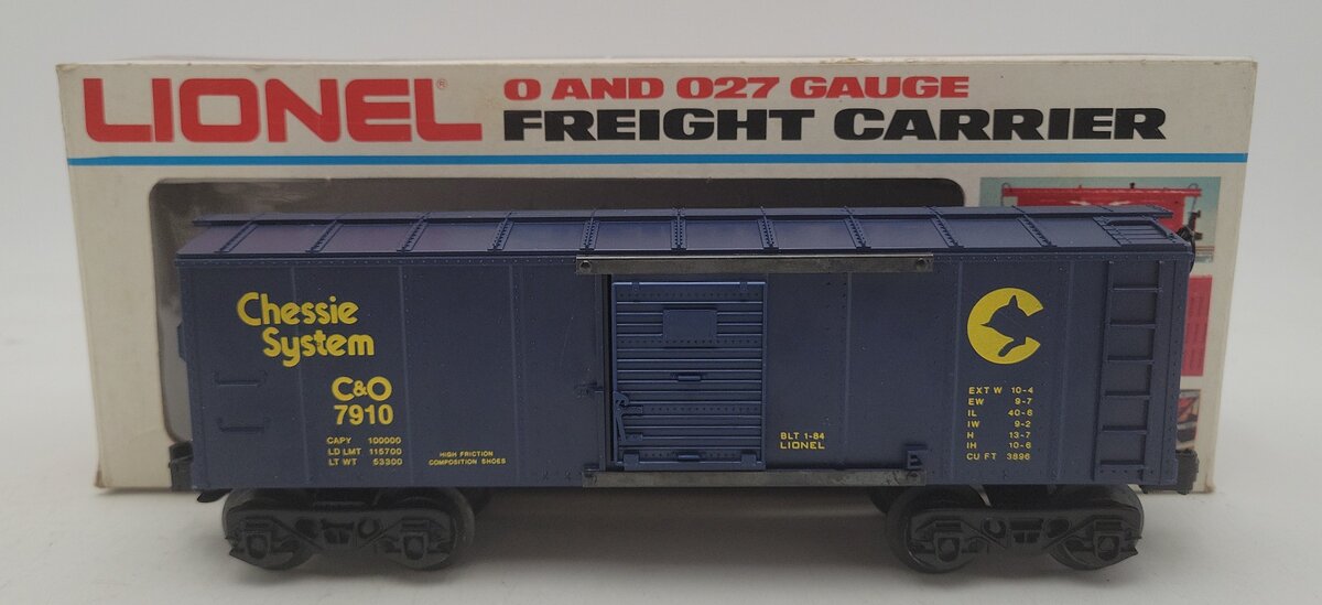 Lionel 6-7910 O Gauge C&O Chessie System Boxcar EX/Box