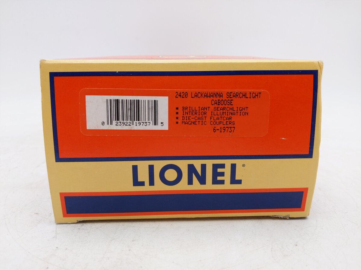 Lionel 6-19737 O Gauge Lackawanna Searchlight Caboose #2420 EX/Box