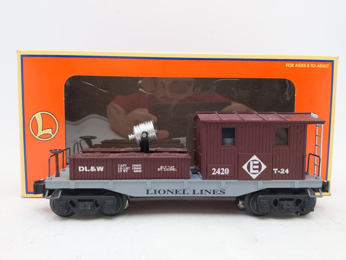 Lionel 6-19737 O Gauge Lackawanna Searchlight Caboose #2420 EX/Box