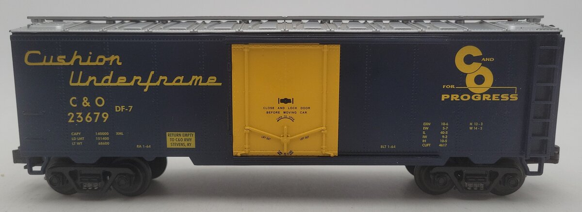 MTH 20-94011 O Gauge Chesapeake & Ohio Reefer Car #23679 EX