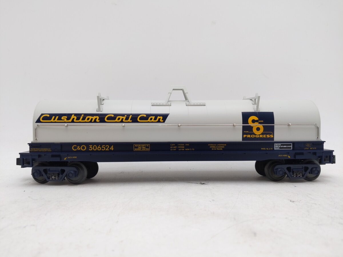 MTH 20-98263 O Gauge Chesapeake & Ohio Coil Car #306524 EX/Box