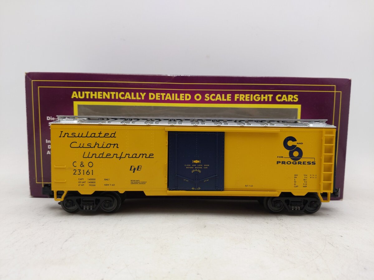 MTH 20-94014 O Gauge Chesapeake & Ohio Reefer Car EX/Box