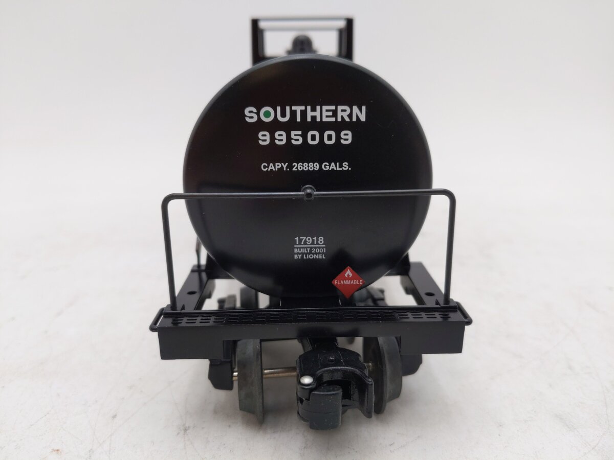 Lionel 6-17918 O Gauge Southern Unibody Tank Car #995009 EX/Box