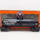 Lionel 6-17918 O Gauge Southern Unibody Tank Car #995009 EX/Box