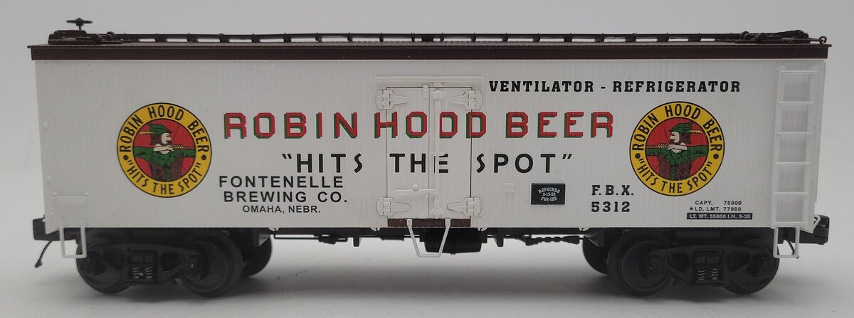 MTH 20-94300 O Gauge Robin Hood Beer Reefer Car #5312 LN/Box