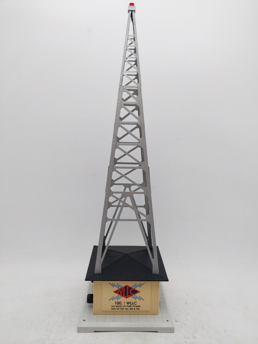 Lionel 6-32991 O Gauge WLLC Radio Station Tower EX