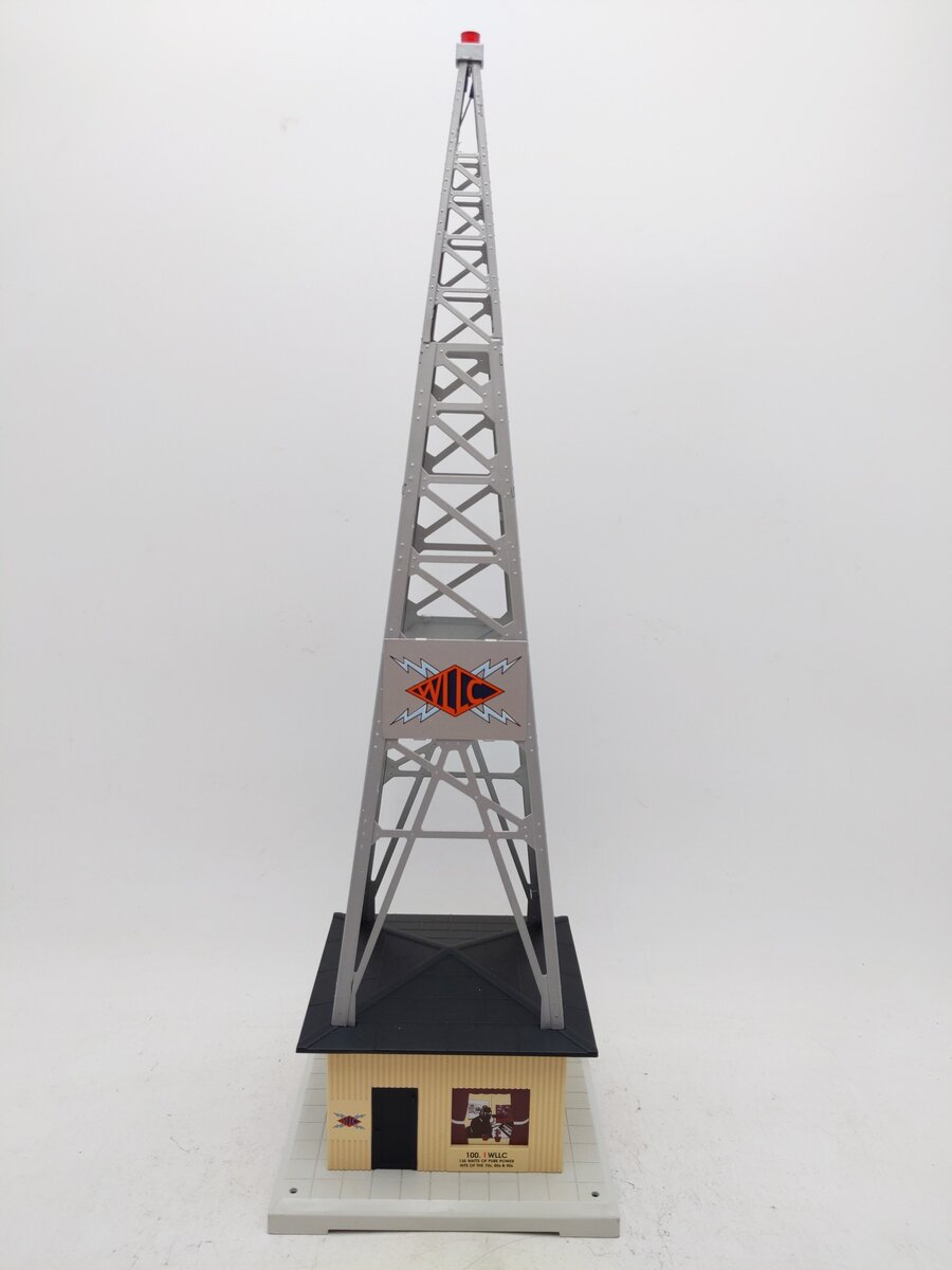 Lionel 6-32991 O Gauge WLLC Radio Station Tower EX