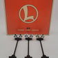 Lionel 6-12927 O Dual Illuminated #65 Yard Lights (Set of 3) EX/Box