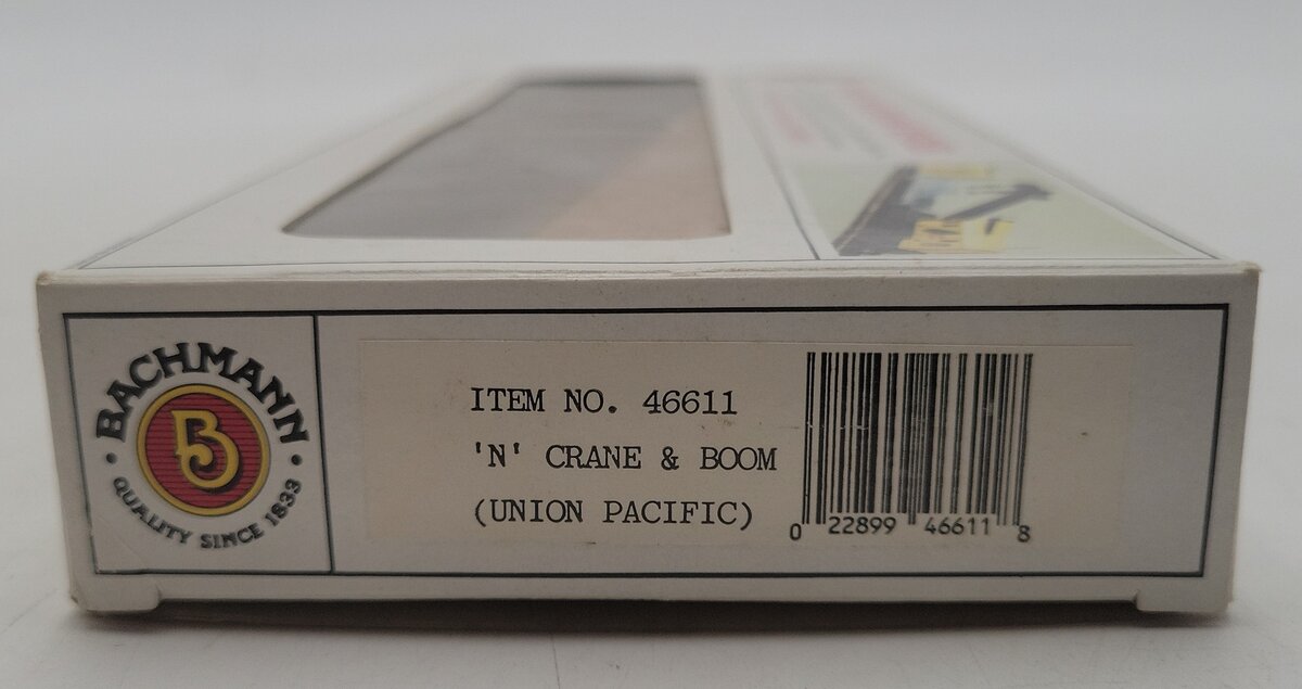 Bachmann 46611 N Union Pacific 250-Ton Operating Crane & Boom Car LN/Box