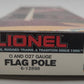 Lionel 6-12898 O/O27 Flag Pole W/ Lionel Pennant Kit EX/Box