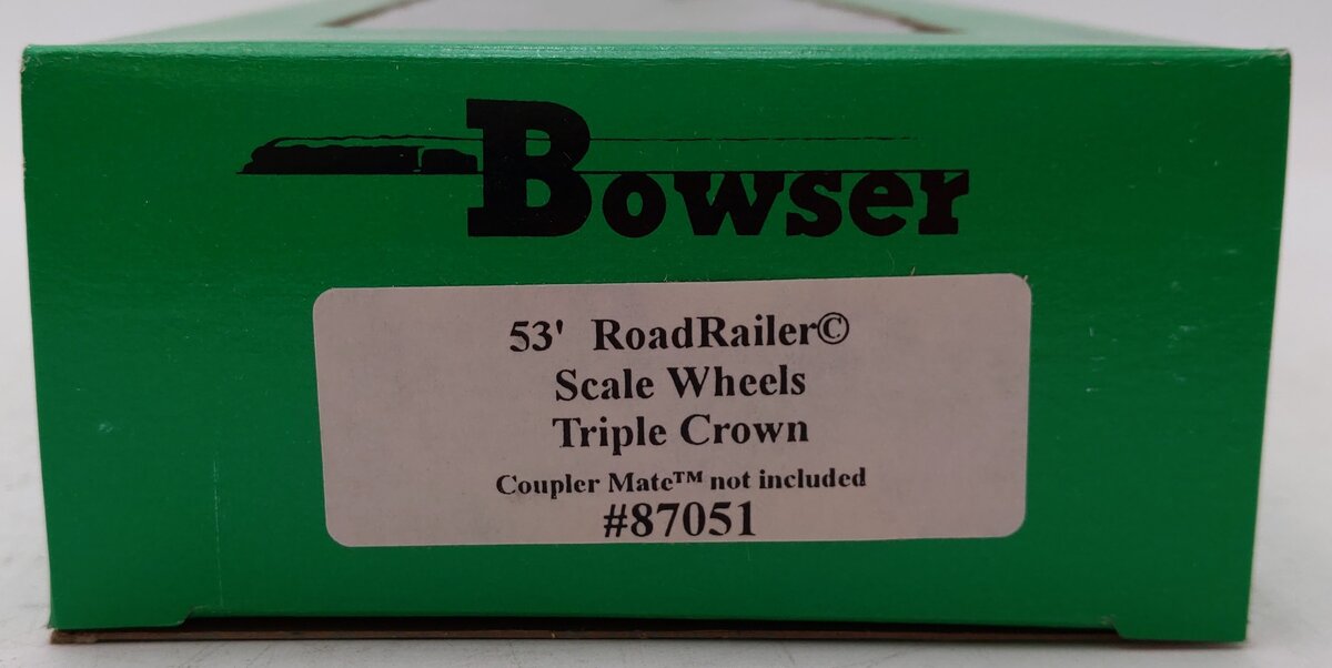 Bowser 87051 1:48 Scale Triple Crown 53' Roadrailer EX/Box