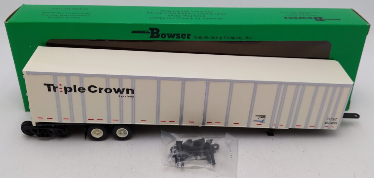 Bowser 87051 1:48 Scale Triple Crown 53' Roadrailer EX/Box