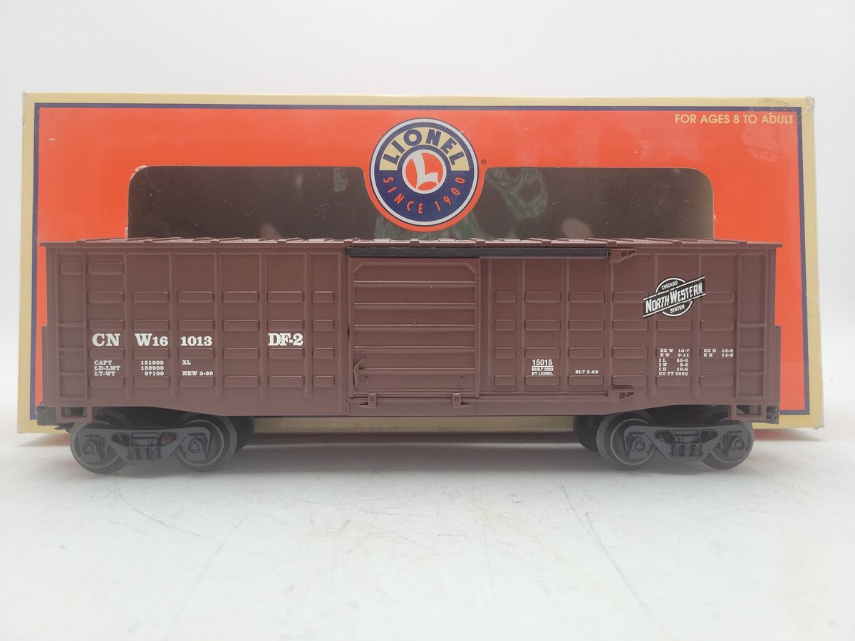 Lionel 6-15015 O Gauge Chicago & North Western Waffle Boxcar #161013 EX/Box