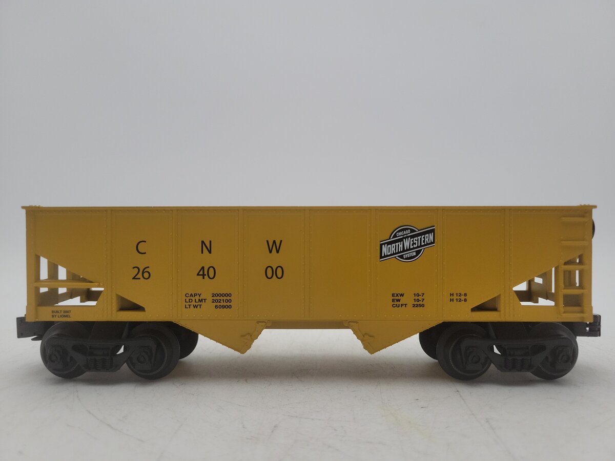 Lionel 6-26400 O Gauge Chicago and North Western 2-Bay Hopper EX/Box