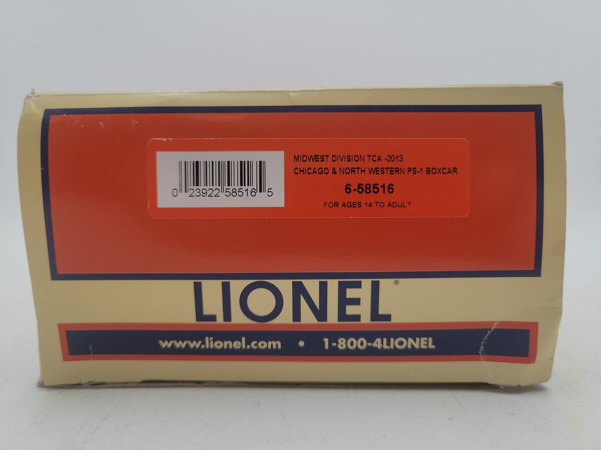 Lionel 6-58516 Chicago & North Western PS-1 Boxcar EX/Box