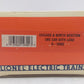 Lionel 6-19322 O Gauge Chicago & North Western Ore Car with Ore Load EX/Box