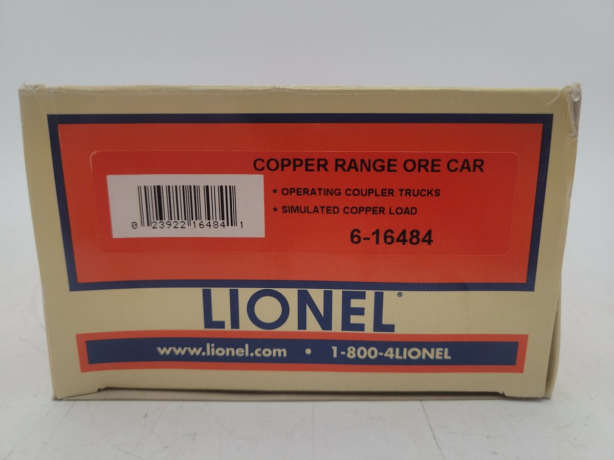 Lionel 6-16484 Copper Range Ore Car EX/Box