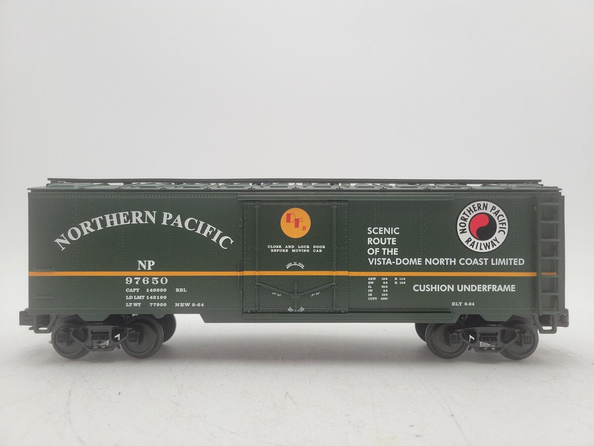 MTH 20-94059 O Gauge Northern Pacific 40' Refrigerator Car #97650 EX/Box