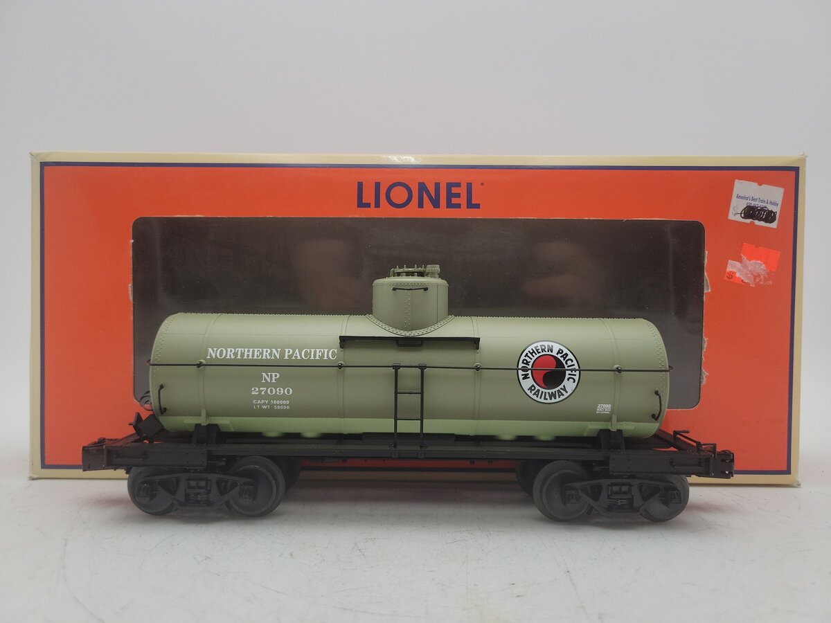 Lionel 6-27090 O Northern Pacific 8000-Gallon Tank Car EX/Box