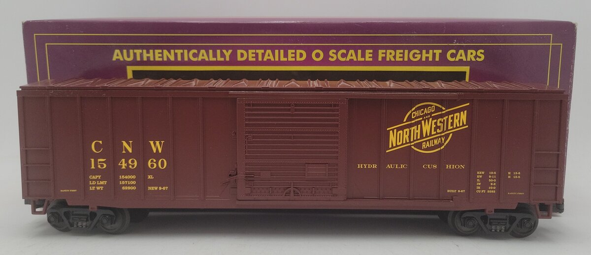 MTH 20-90016E O Gauge Chicago and North Western Boxcar #154960 EX/Box