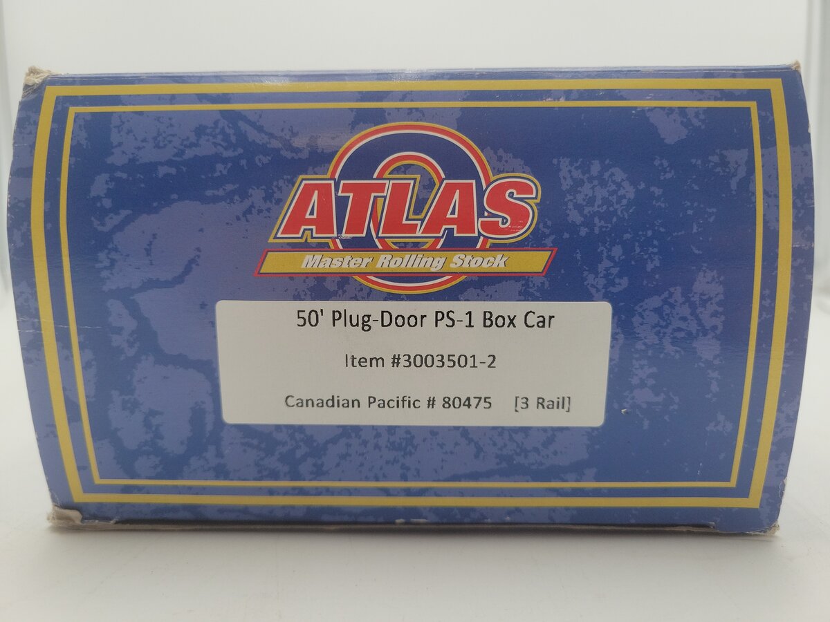 Atlas 3003501-2 O Gauge Canadian Pacific Box Car #80475 EX/Box