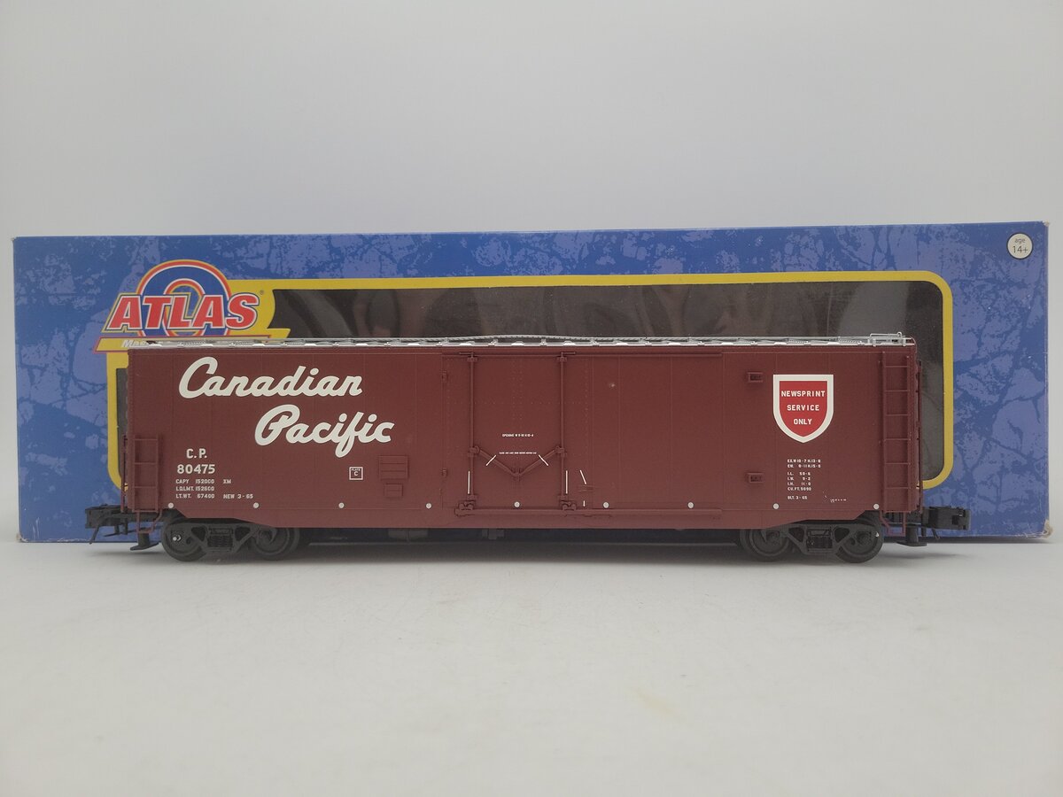 Atlas 3003501-2 O Gauge Canadian Pacific Box Car #80475 EX/Box