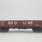 MTH 20-98836 O Gauge SOO Line 55 Ton All Steel Drop Bottom Gondola Car #8132 EX/Box