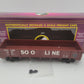 MTH 20-98836 O Gauge SOO Line 55 Ton All Steel Drop Bottom Gondola Car #8132 EX/Box